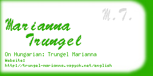 marianna trungel business card